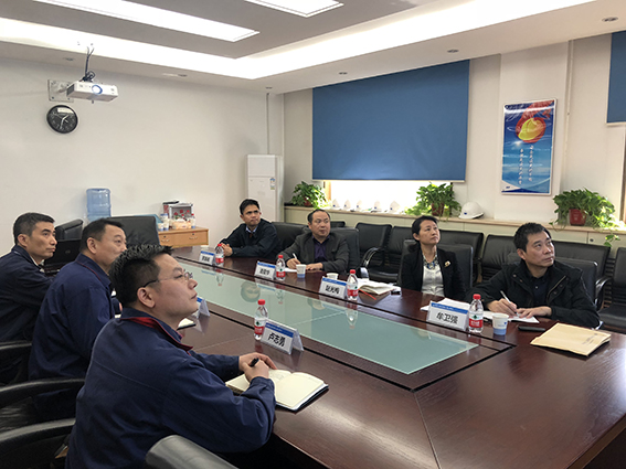 工信部原材料司副司长潘爱华调研西安环保
